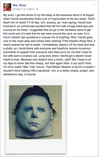 Illustration for article titled This Halloween, Facebook comes to Haddonfield, Illinois